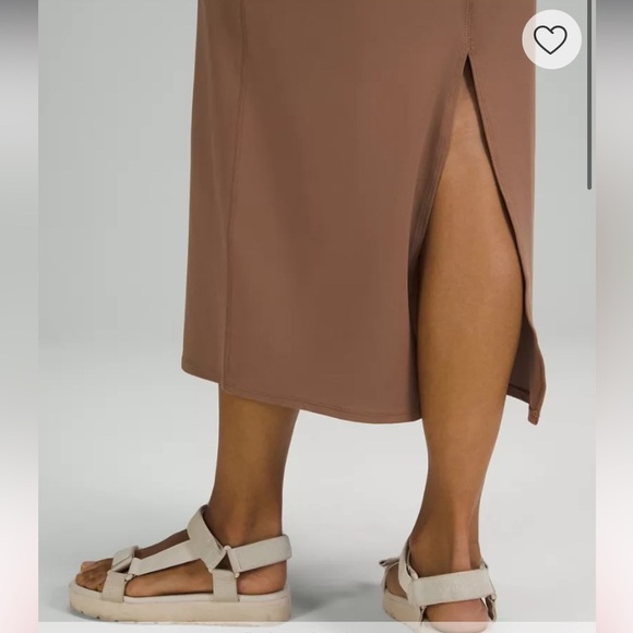 Lululemon Red All Aligned Sleeveless Midi Dress size 8 - Picture 6 of 13